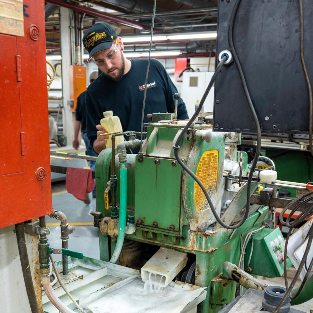 Ceramics engineer working at McDanel